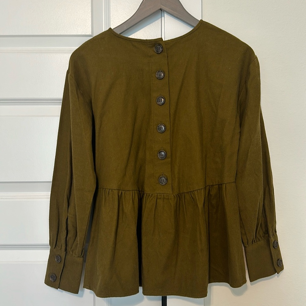 Green Madewell top